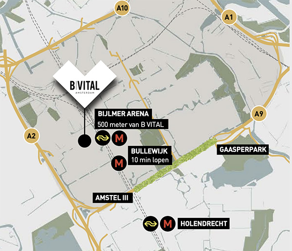 B-Vital Amsterdam adres